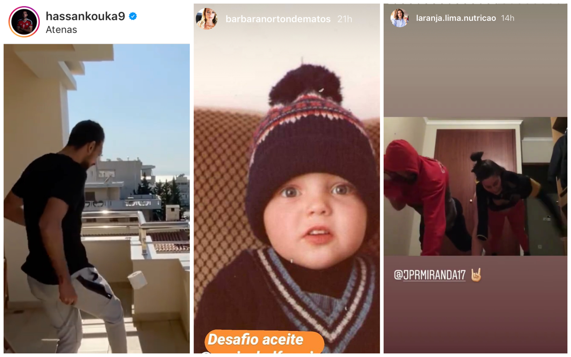 COVID-19. Os desafios virais no Instagram para passar o tempo de quarentena