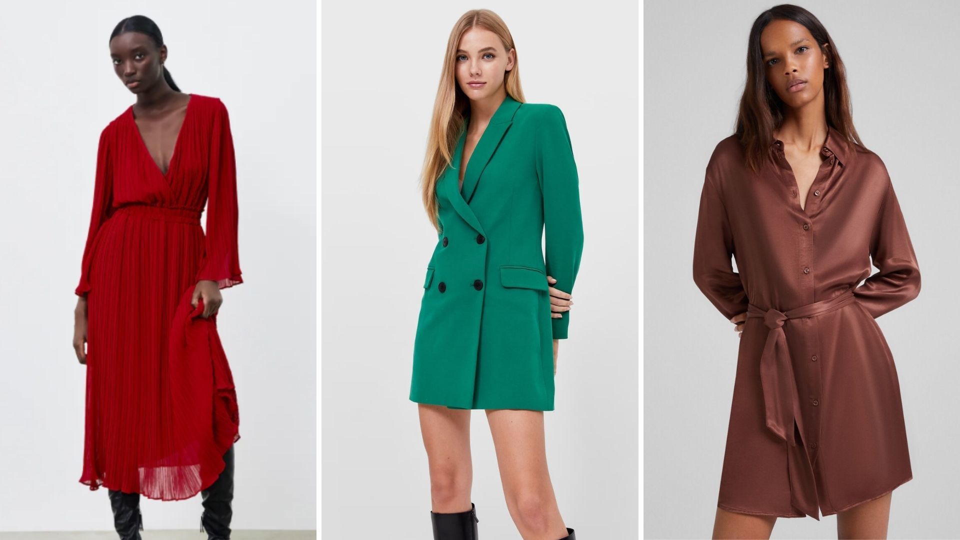 Esqueça as blusas de malha. Estes vestidos prometem arrasar na noite de Natal