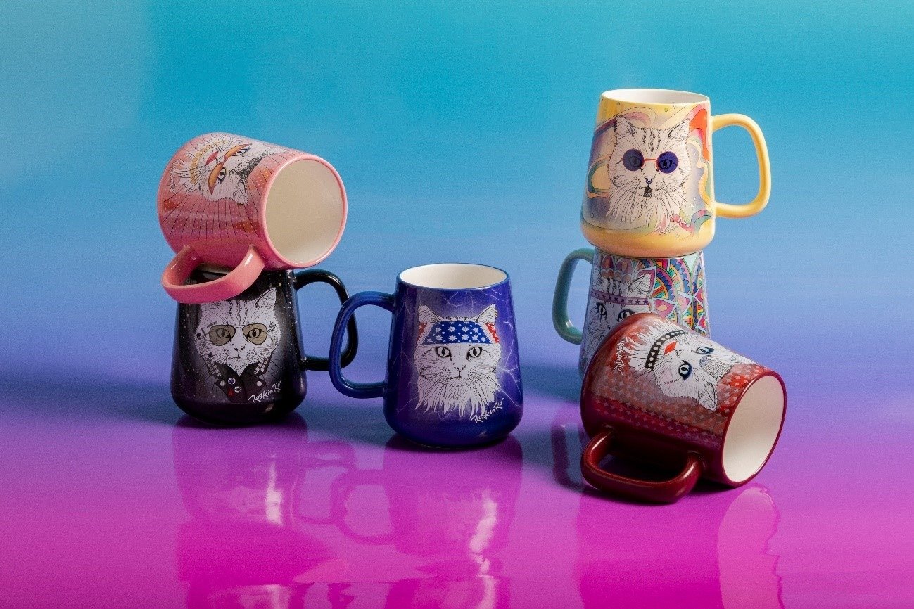 Gato Preto lança pratos e canecas colecionáveis do Rock in Rio — que até podem ir para as paredes