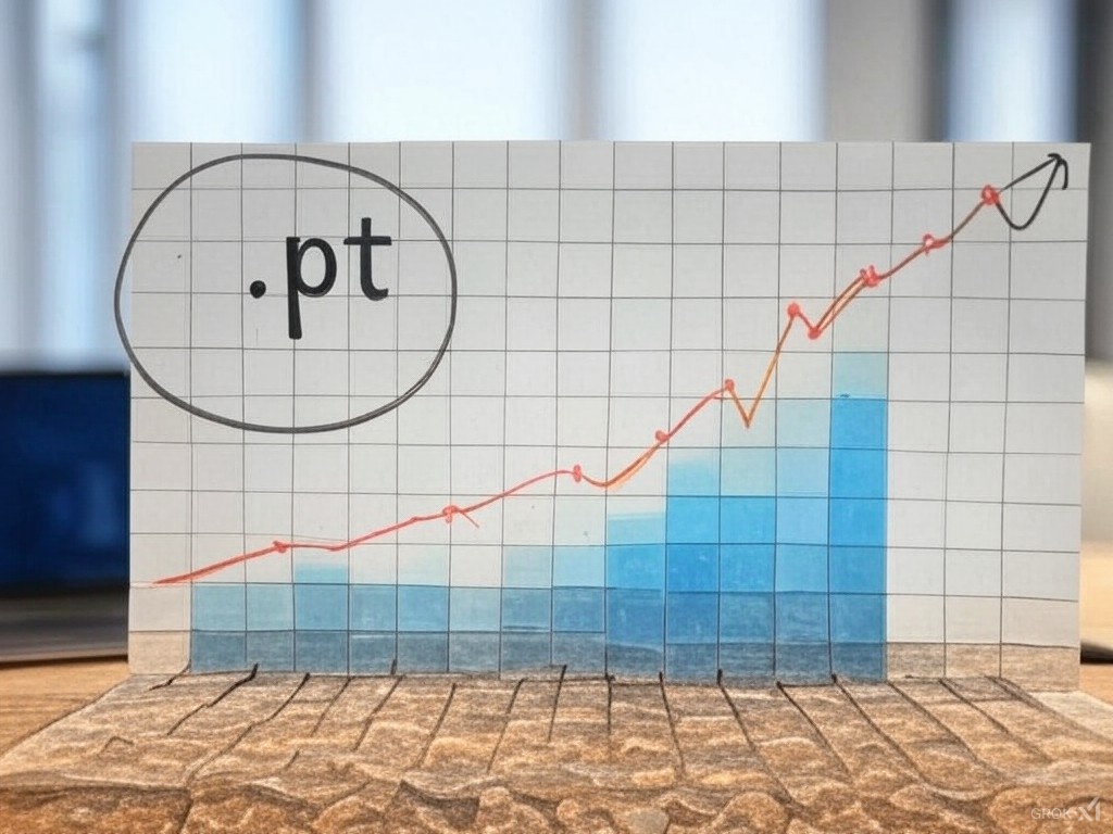 Portugal destacado no crescimento do registo de domínios internet por países