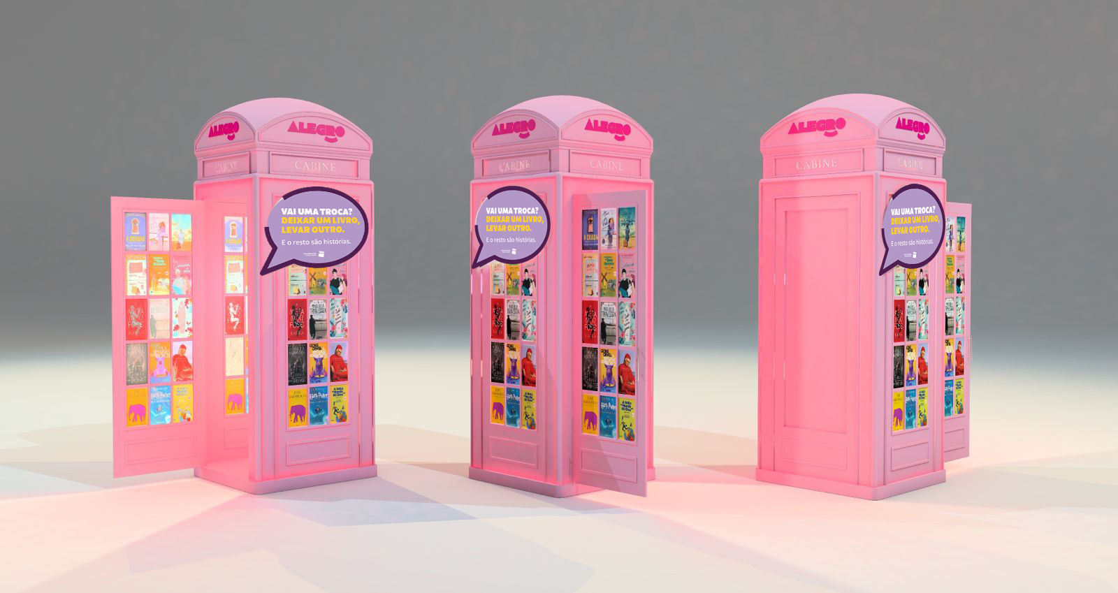 Nesta cabine telefónica londrina — rosa e instagramável —, pode trocar o seu velho livro por outro (e não paga nada)