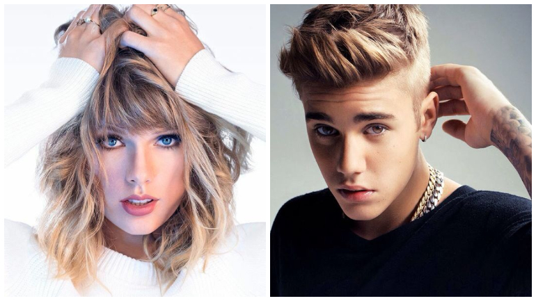 O que é que se passa com Taylor Swift e Justin Bieber?