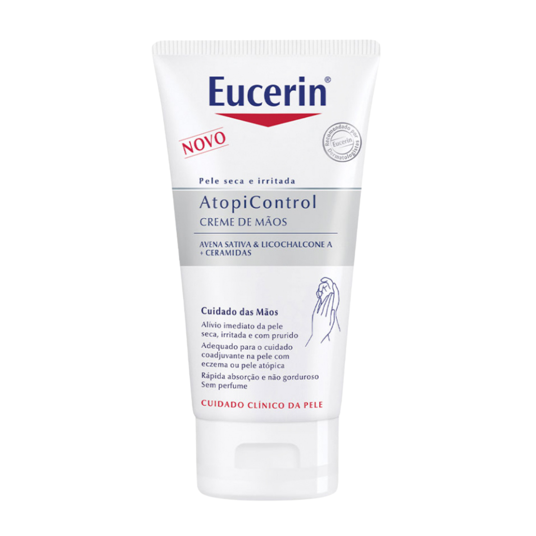 Eucerin, Atopicontrol Creme de Mãos para Pele Seca e Irritada
