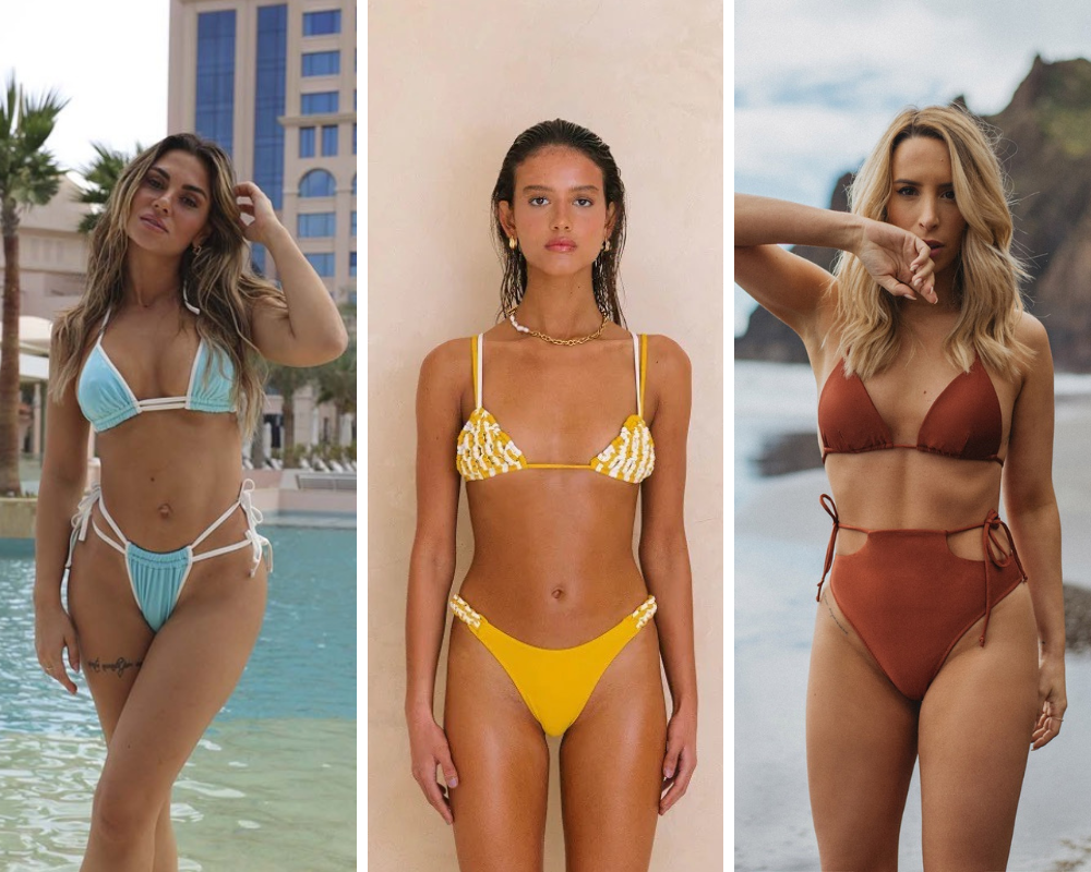 Do sutiã cortina à cueca de cintura subida. Estes são os biquínis e fatos de banho que se vão usar este verão