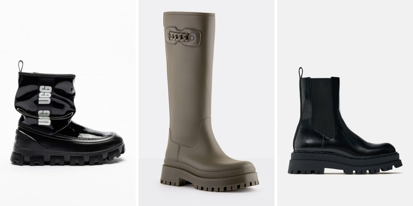 A chuva não tem de ser sinónimo de maus looks. E estes 13 pares de botins em saldos protegem e dão pinta