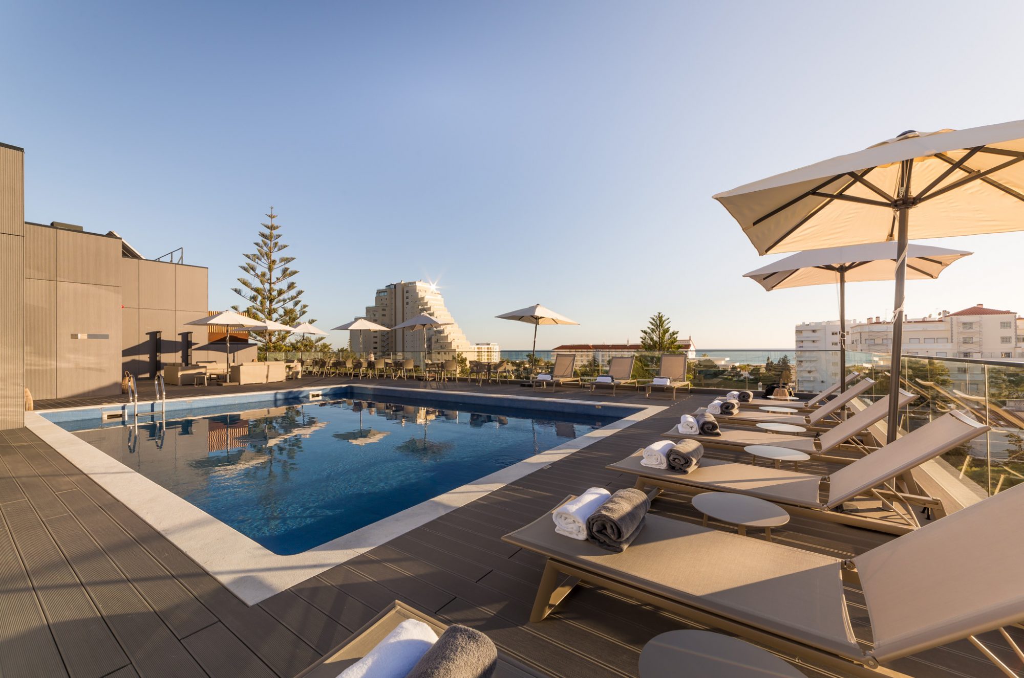 The Prime Energize. Aqui o dia divide-se entre treinos no ginásio e mergulhos na piscina