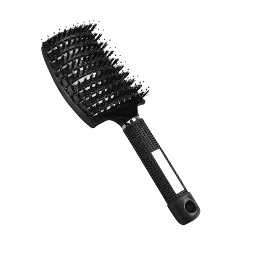 URAQT, Escova de Cabelo Grosso com Cerdas Naturais
