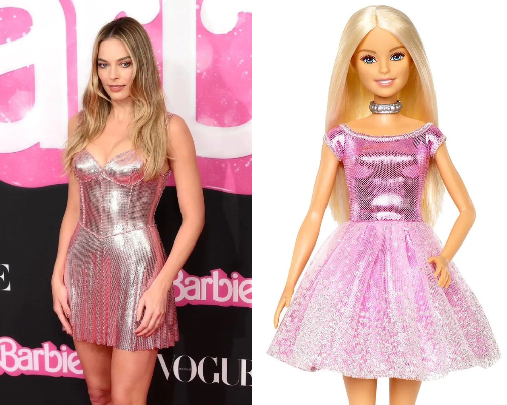 Margot Robbie usa looks inspirados em roupas da Barbie em turnê promocional  do filme; confira - Fotos - R7 Moda