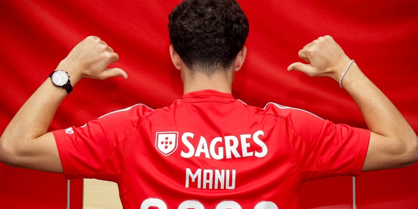 As primeiras imagens de Manu Silva com a camisola do Benfica