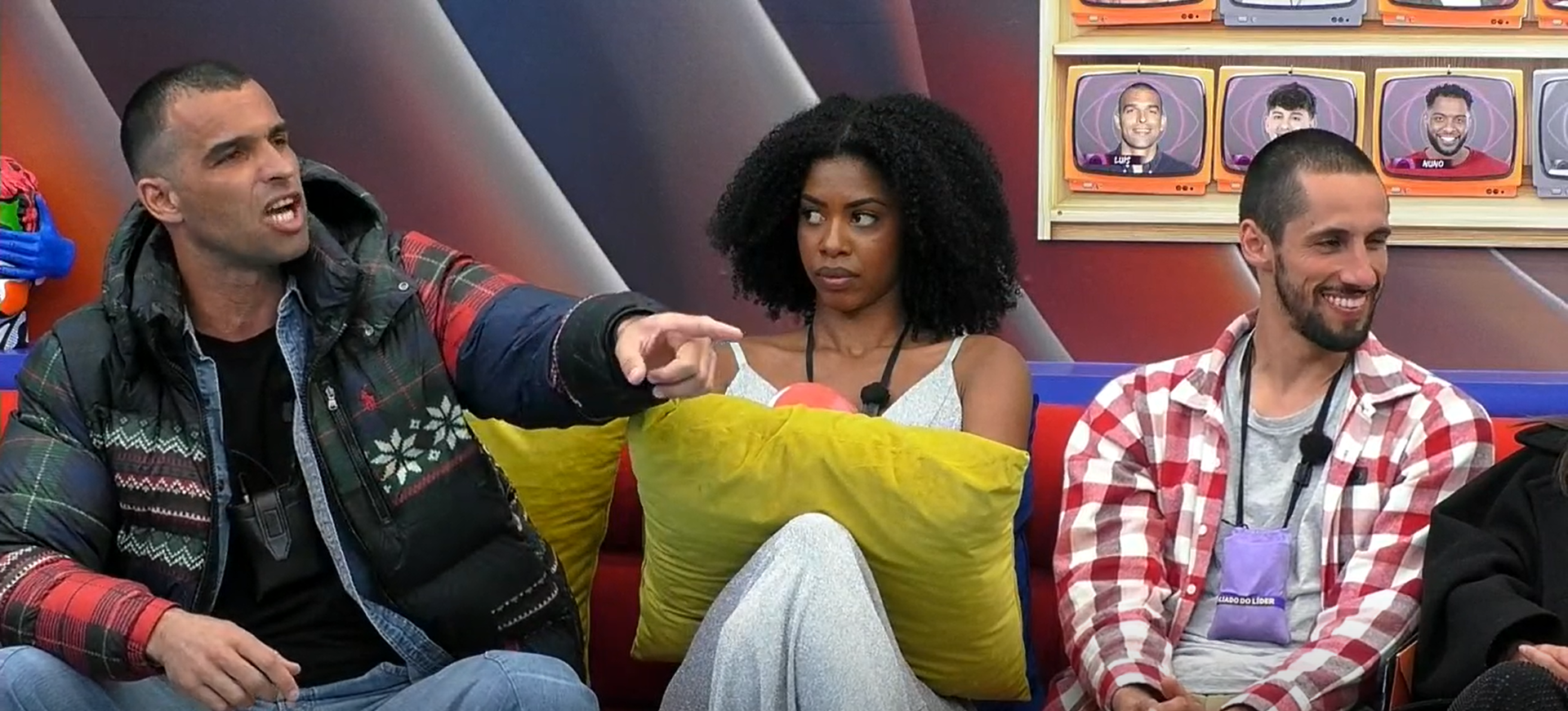 Luís e Solange do “Big Brother 2025” trocam galhardetes depois da gala. “Eu não te suporto, homem”