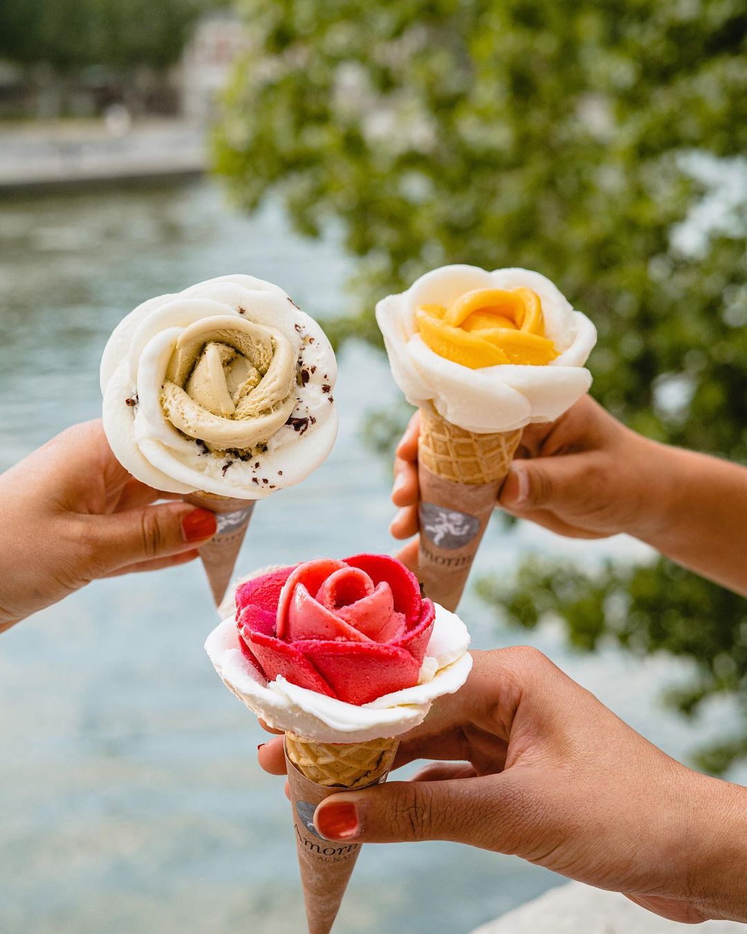 Alerta, fãs dos gelados em flor. A Amorino abriu mais um espaço, desta vez em Matosinhos