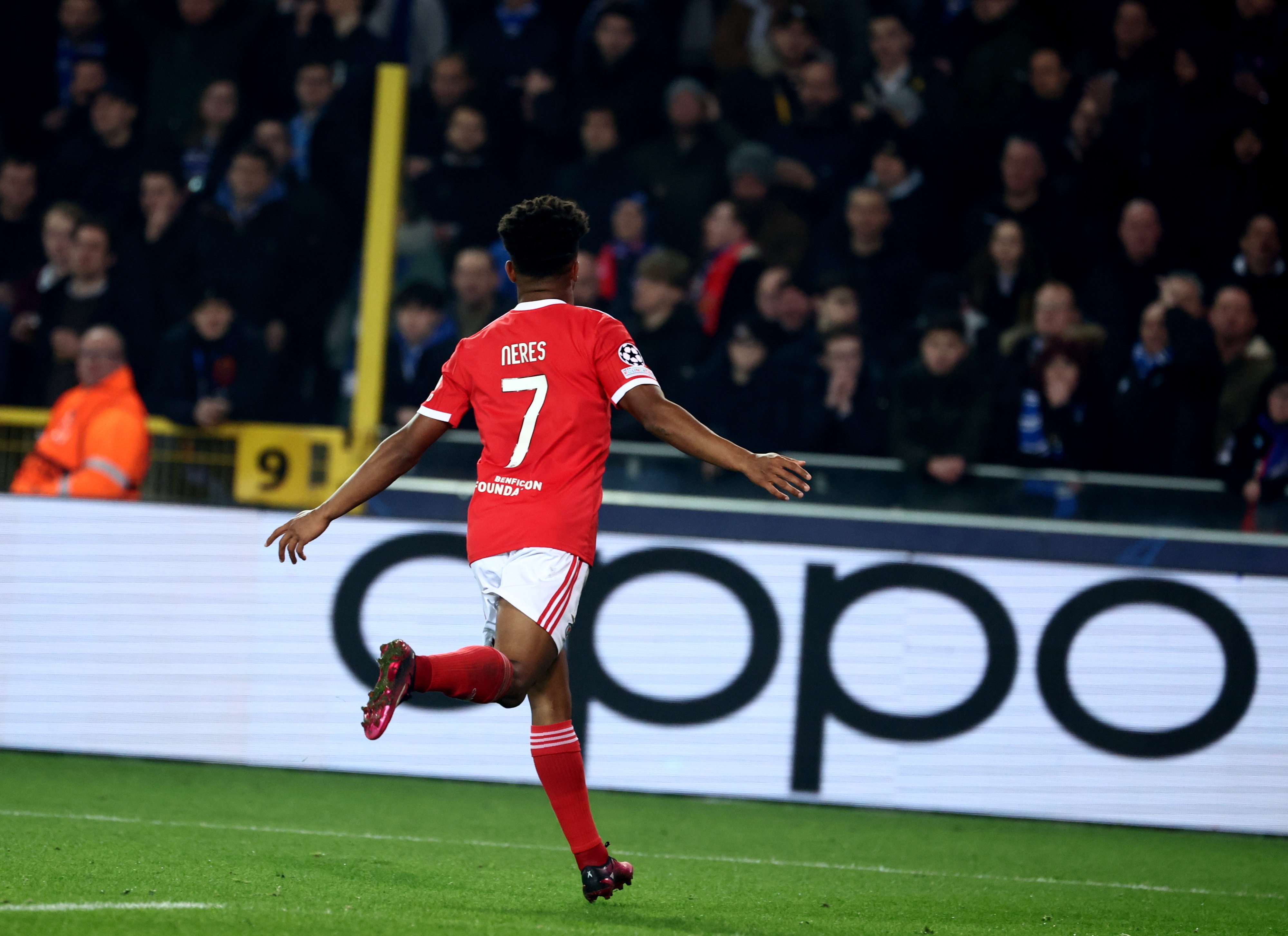 Golo de David Neres ao Club Brugge entre os candidatos a melhor da semana  da Champions - Liga dos Campeões - Jornal Record