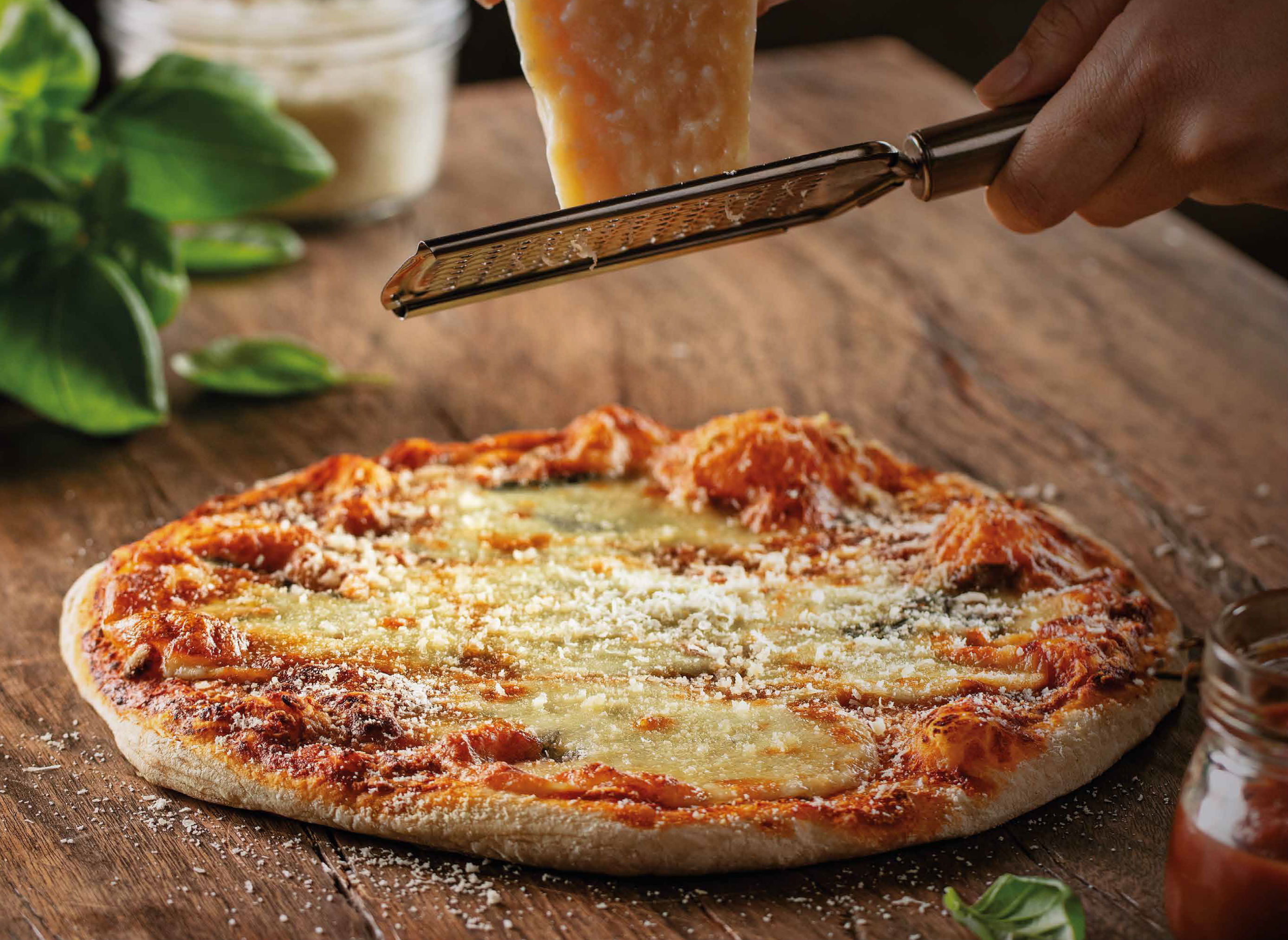 Para comer na loja ou take away, as pizzas chegaram à Padaria Portuguesa