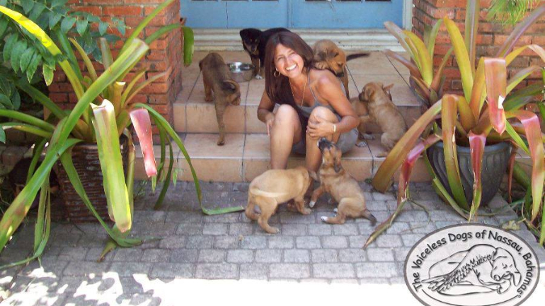 Mulher acolhe 97 cães para os proteger do furacão nas Bahamas