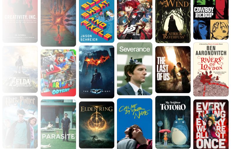 Nesta lista de desejos multimédia pode juntar filmes, séries, jogos ou livros num só lugar