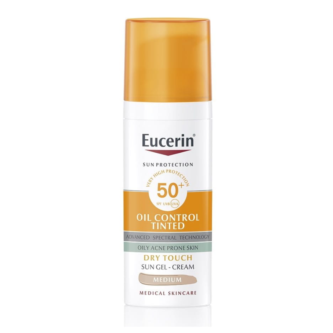 Eucerin, Protetor Solar Creme-Gel Oil Control Toque Seco FPS50, no tom medium