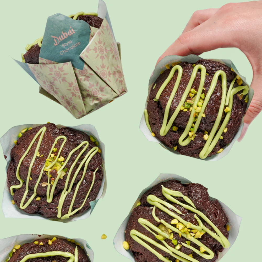 Lidl lançou um muffin recheado de chocolate do Dubai – e custa menos de 1,50€ ⁣