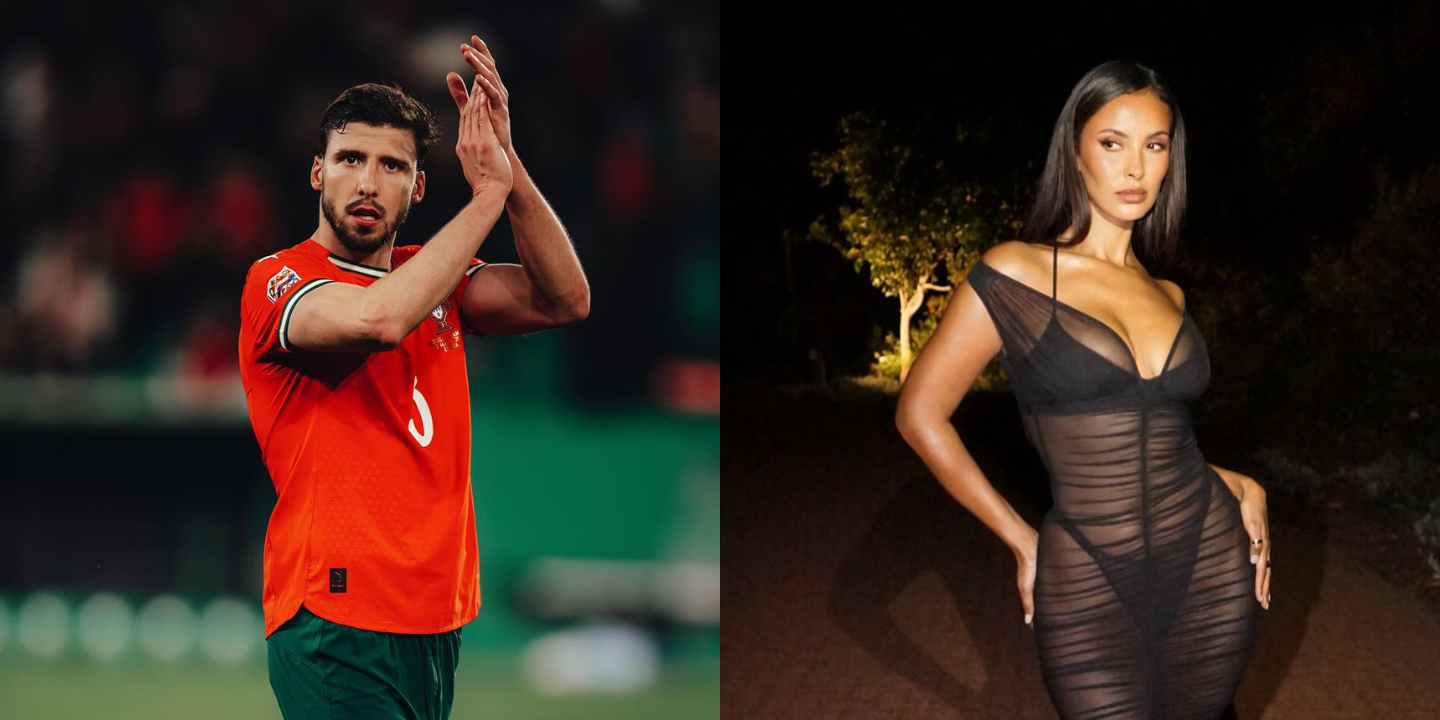 Rúben Dias e estrela da TV britânica cada vez mais assumidos. Veja 21 fotos escaldantes de Maya Jama