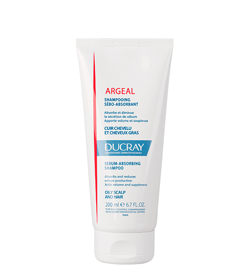 Ducray, Argeal Champô Couro Cabeludo e Cabelo Oleoso, 200ml