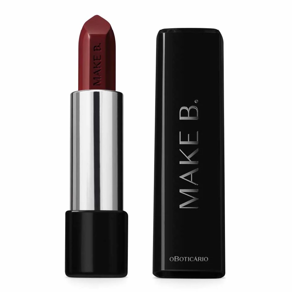 O Boticário, Make B. Batom com Ácido Poliglutâmico, tom Wine