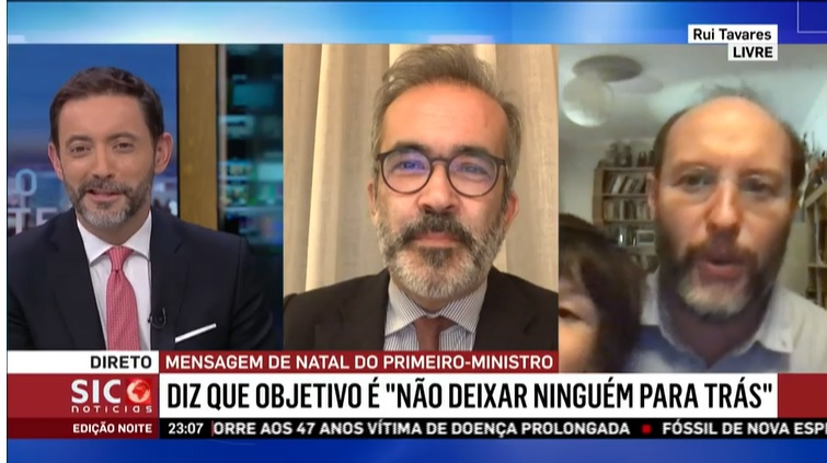Filho de deputado invade direto na SIC Notícias. Veja o momento hilariante