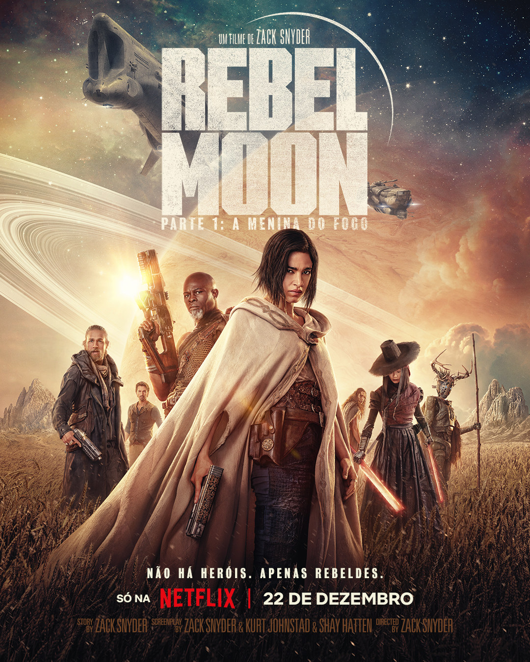 REBEL MOON PARTE UM: A MENINA DO FOGO! PRIMEIRAS IMPRESSÕES DO FILME 