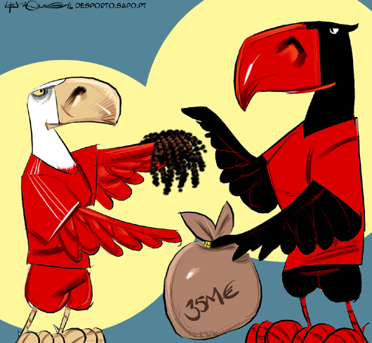 Troca de galhardetes