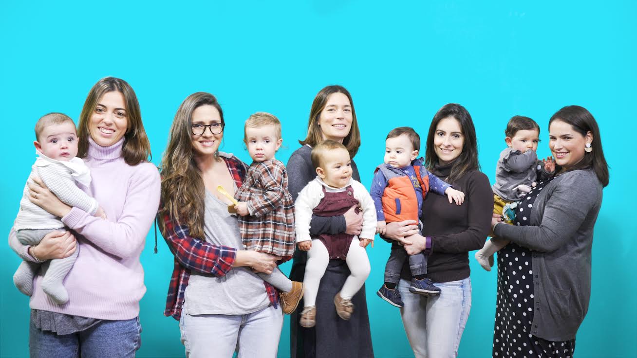 Vendámos 5 mães e pedimos-lhe que encontrassem os filhos pelo cheiro