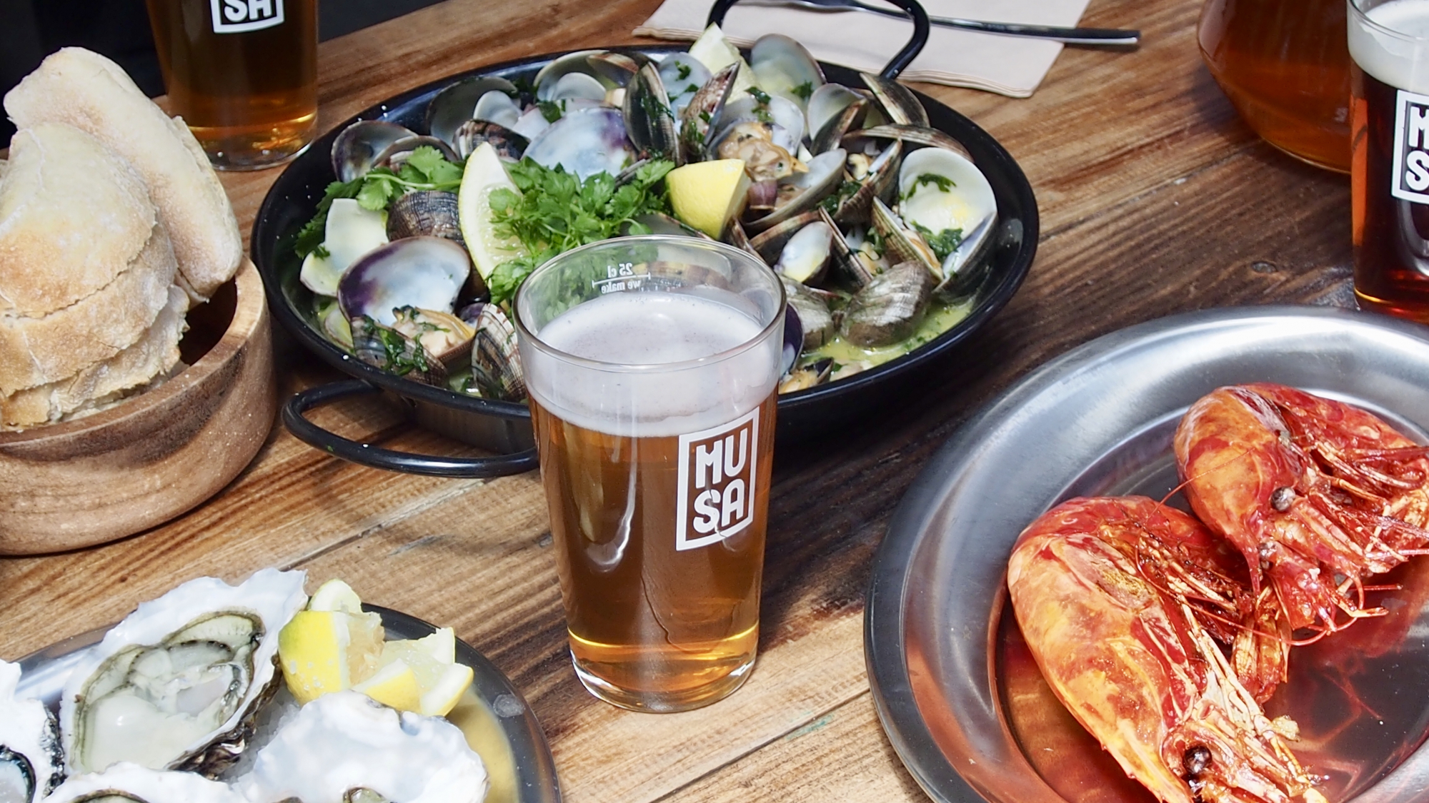 Cerveja ou Cervejaria? A Musa lança-se nos jantares de marisco
