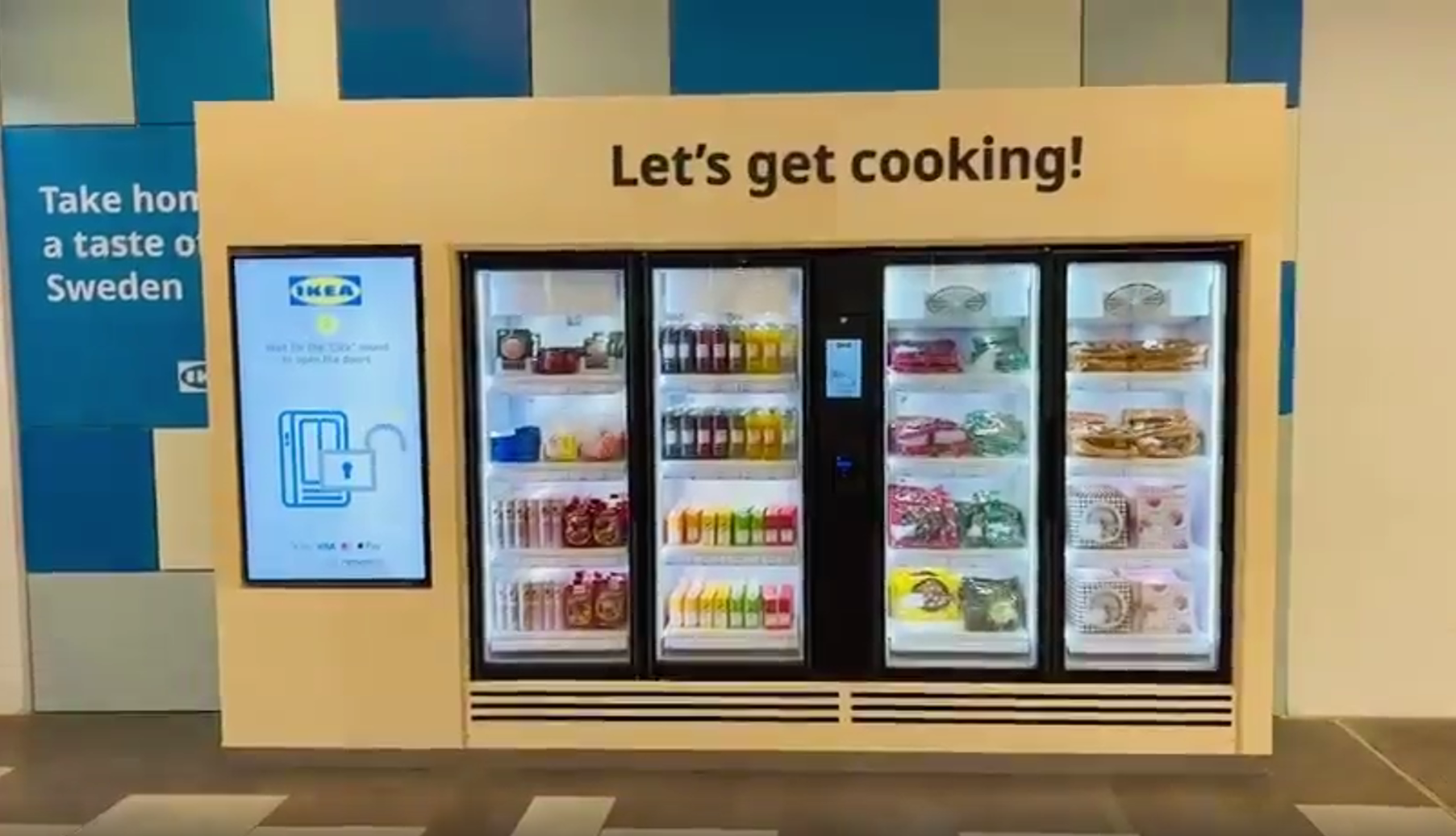 Comida da IKEA vai estar à venda em máquinas fora das lojas. Aqui está a primeira (e a tecnologia é portuguesa)