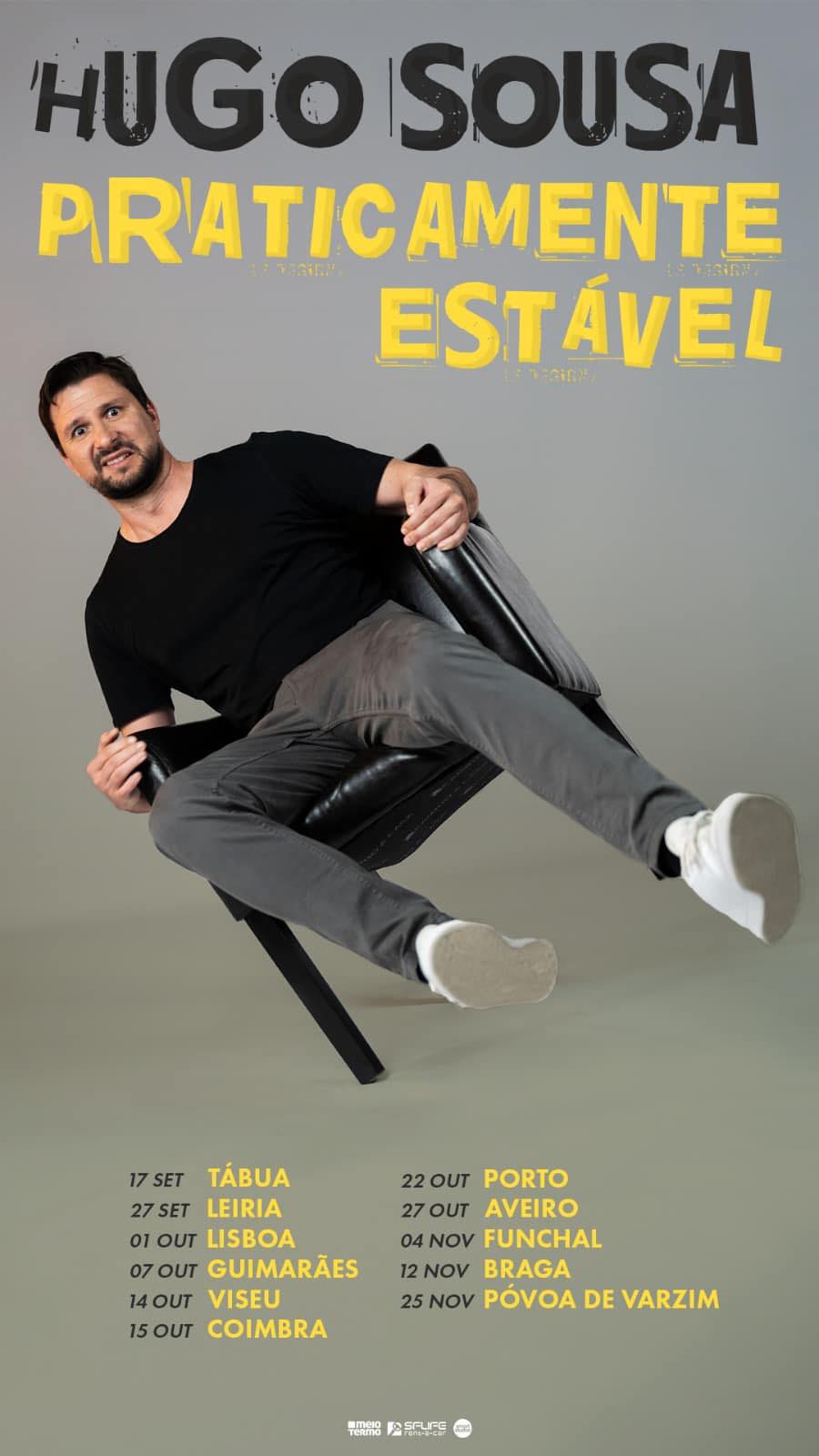 Novo espetáculo de humor de Hugo Sousa chega a Lisboa. Humorista dá 3 razões porque tem mesmo de o ir ver