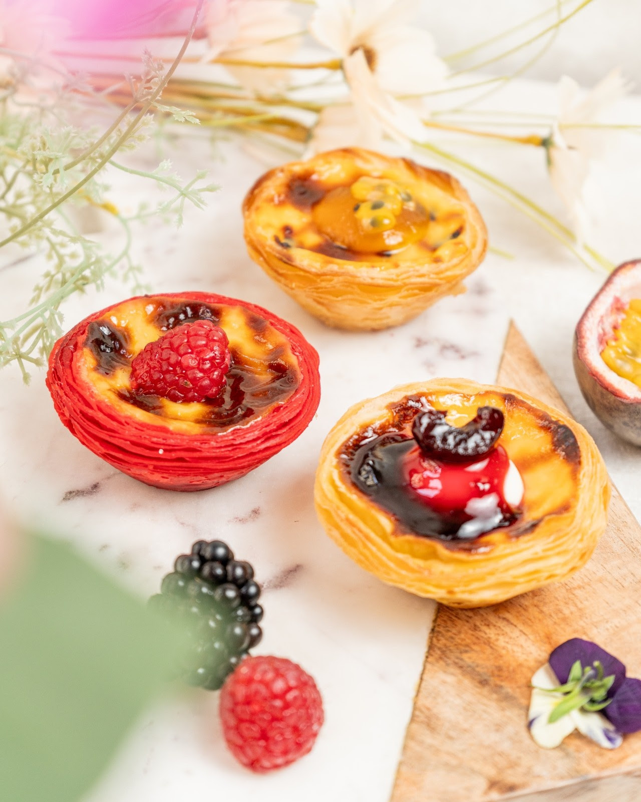 Prove pastéis de nata de maracujá ou de frutos vermelhos neste evento primaveril de entrada gratuita