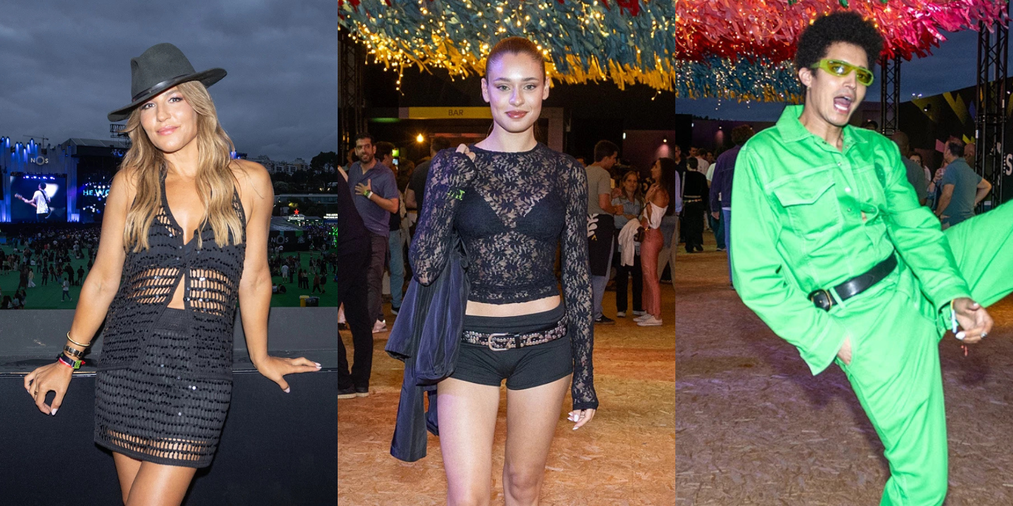 Daniela Melchior ou Luís Borges. Os looks de 25 famosos no 2.º dia de NOS Alive