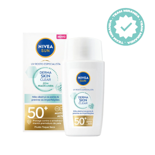 Nivea, Nivea Sun Derma Skin Clear Protetor Solar com SPF50+