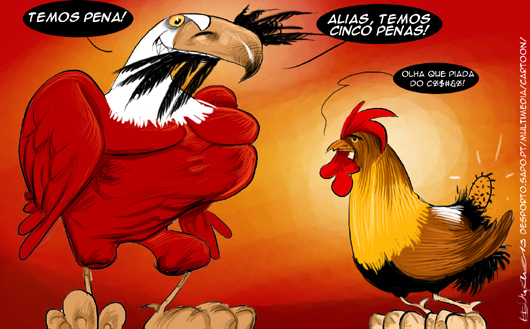 Águia canta de galo