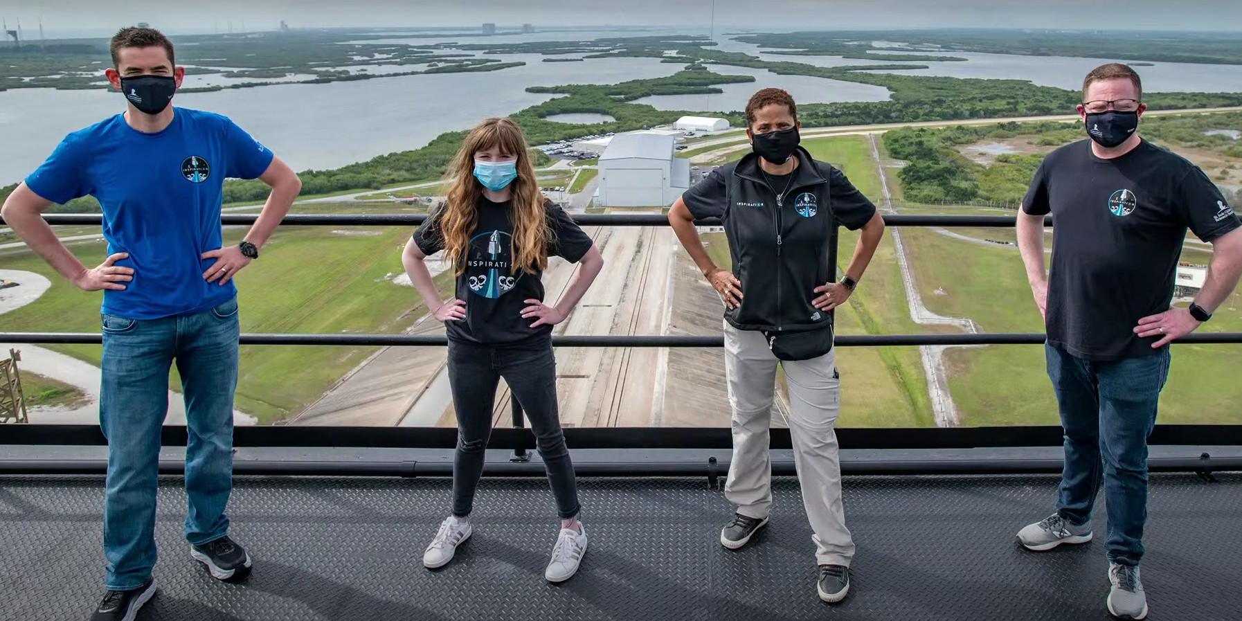 Inspiration4: Já é conhecida a tripulação completa do primeiro voo civil da SpaceX ao espaço