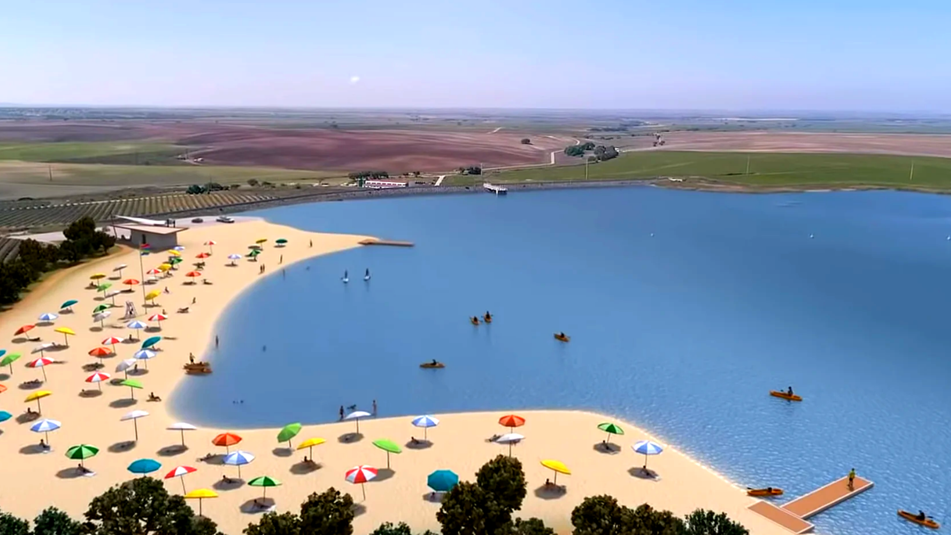 Alentejo. A praia fluvial de Beja abre ainda este verão