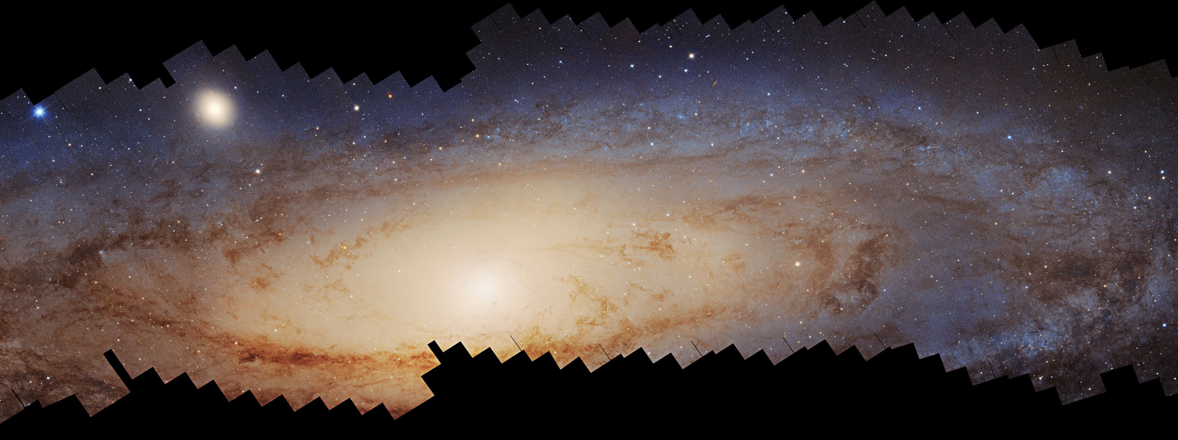 Desastre galáctico ou obra-prima? Os segredos de Andrómeda desvendados pelo Hubble