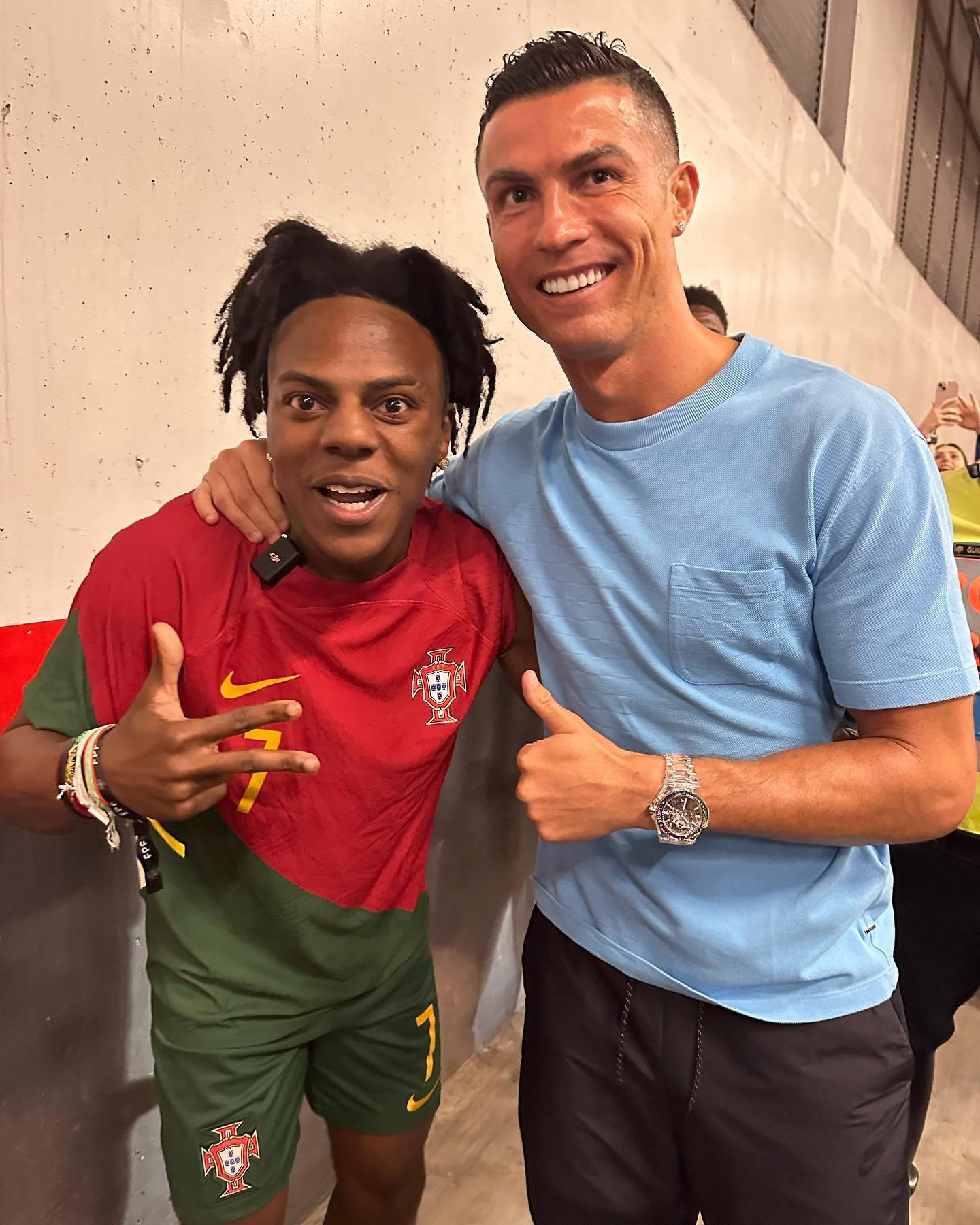 O ENCONTRO ACONTECEU! Speed e Cristiano Ronaldo se conheceram