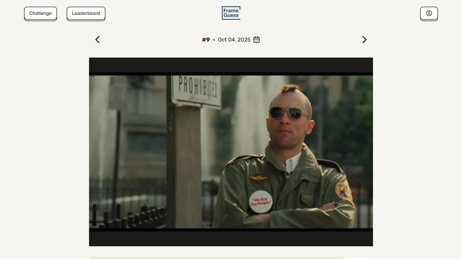 Consegue adivinhar um filme a partir de uma imagem? Teste os seus conhecimentos em FrameGuess
