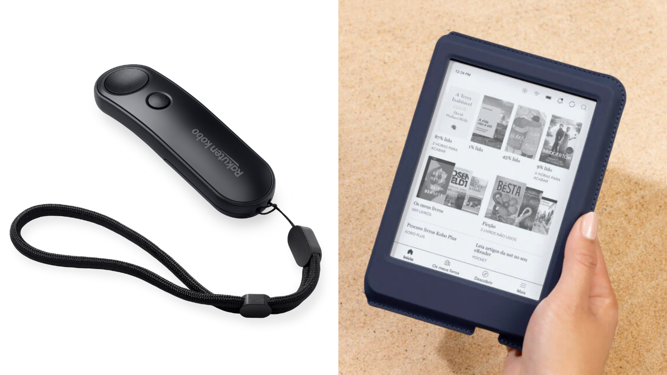 Cansado de virar as páginas no Kobo? Esta novidade vai fazê-lo por si (e chega antes do Natal)