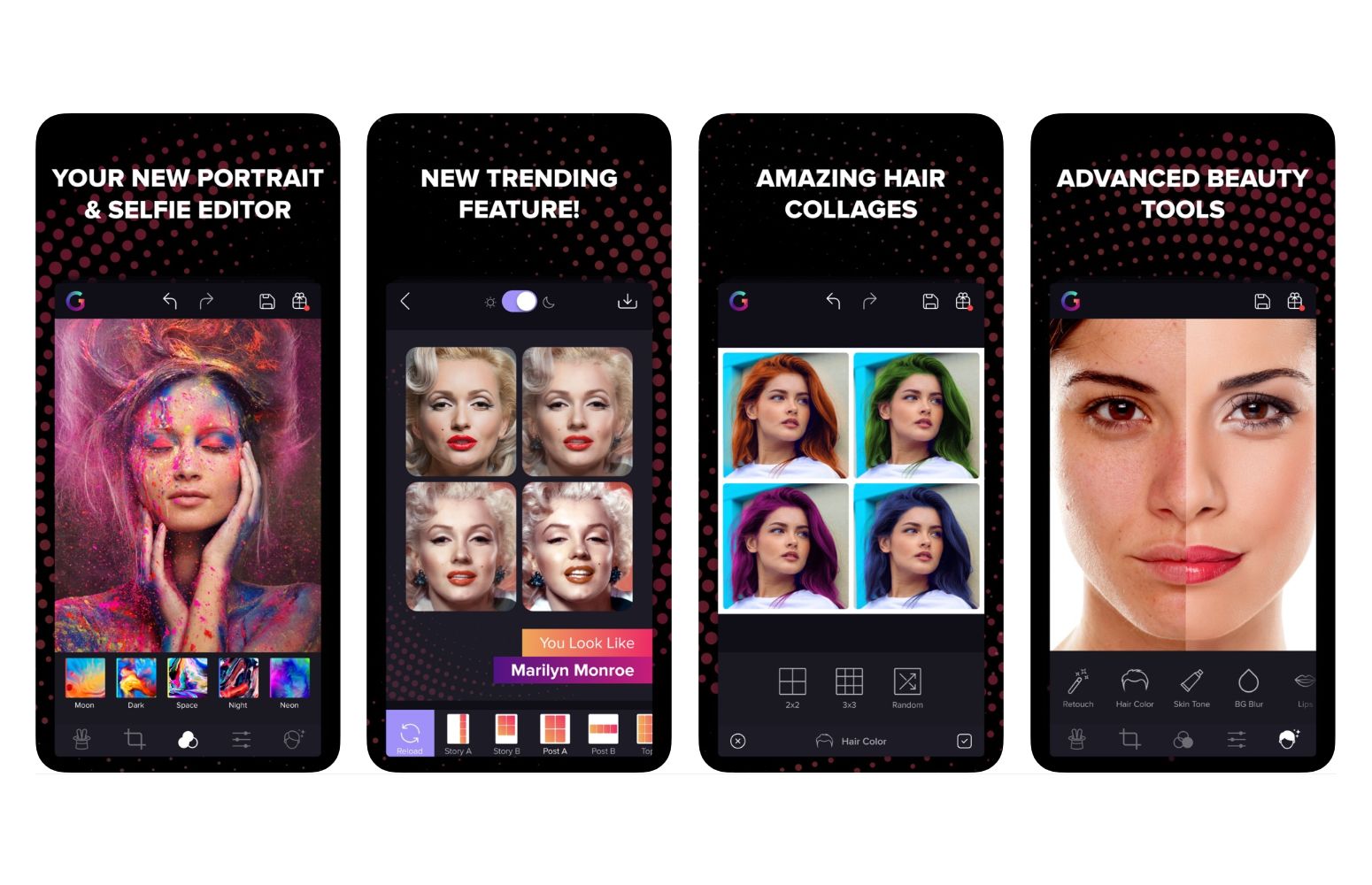 Com a Gradient pode aplicar efeitos a fotos e descobrir parecenças com celebridades 
