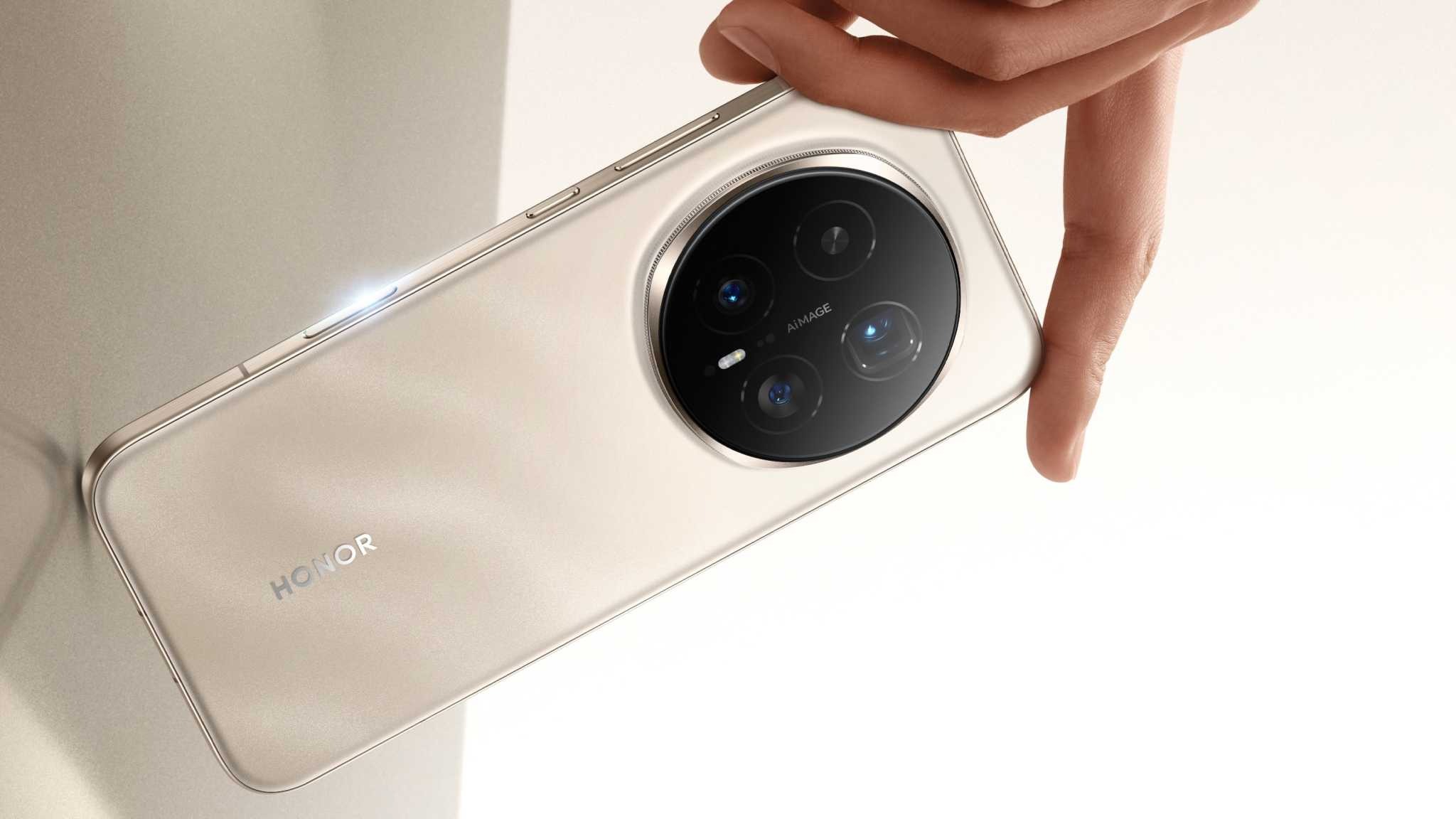 Honor Magic 8 com baterias de 7.000 mAh e botão dedicado à inteligência artificial