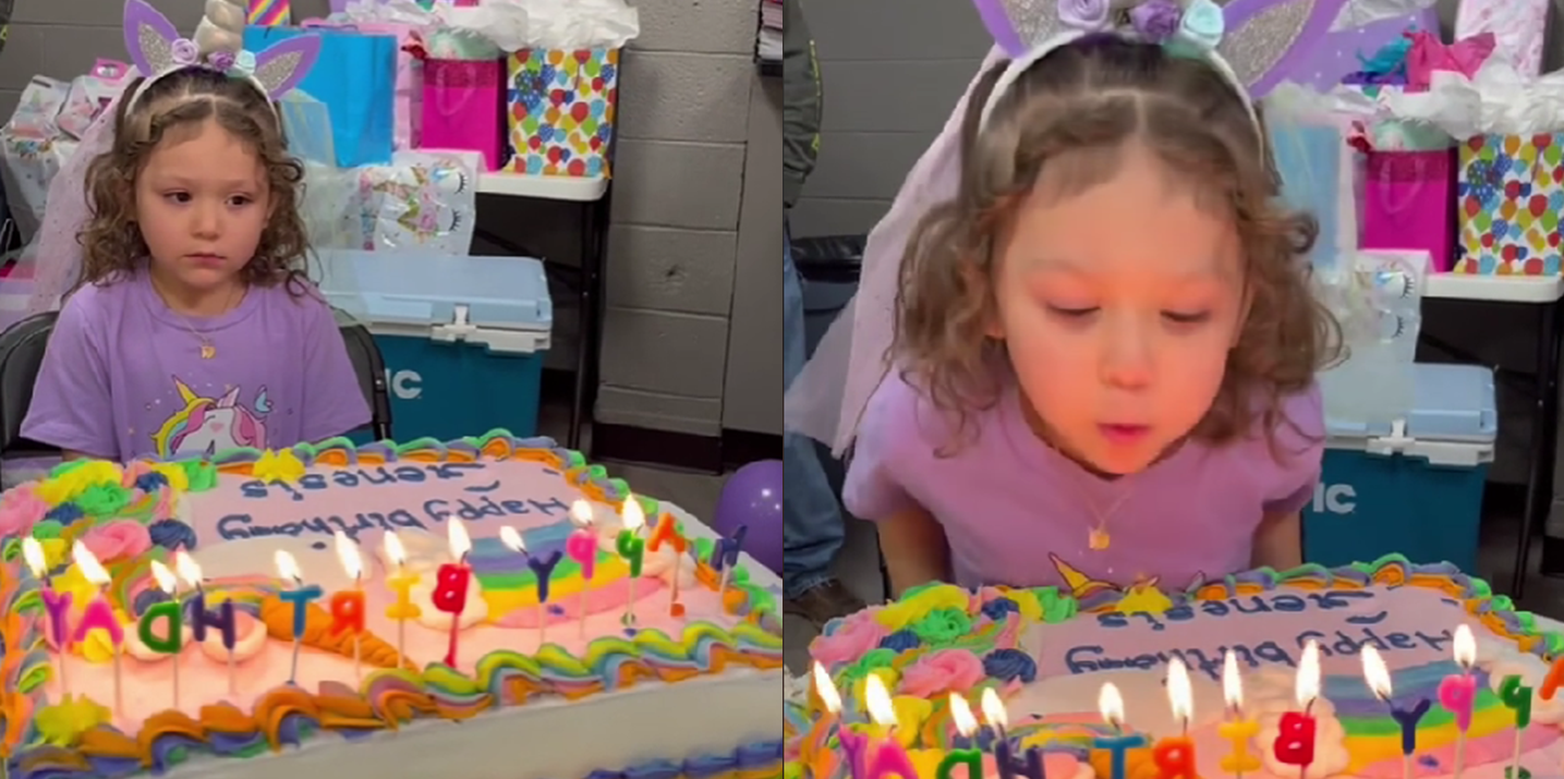 Depois de 3 anos a viver num orfanato, menina tem a primeira festa de anos. Veja o vídeo