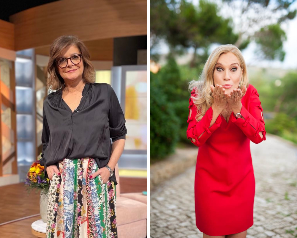 Júlia Pinheiro e Teresa Guilherme enterram machado de guerra esta segunda-feira na SIC