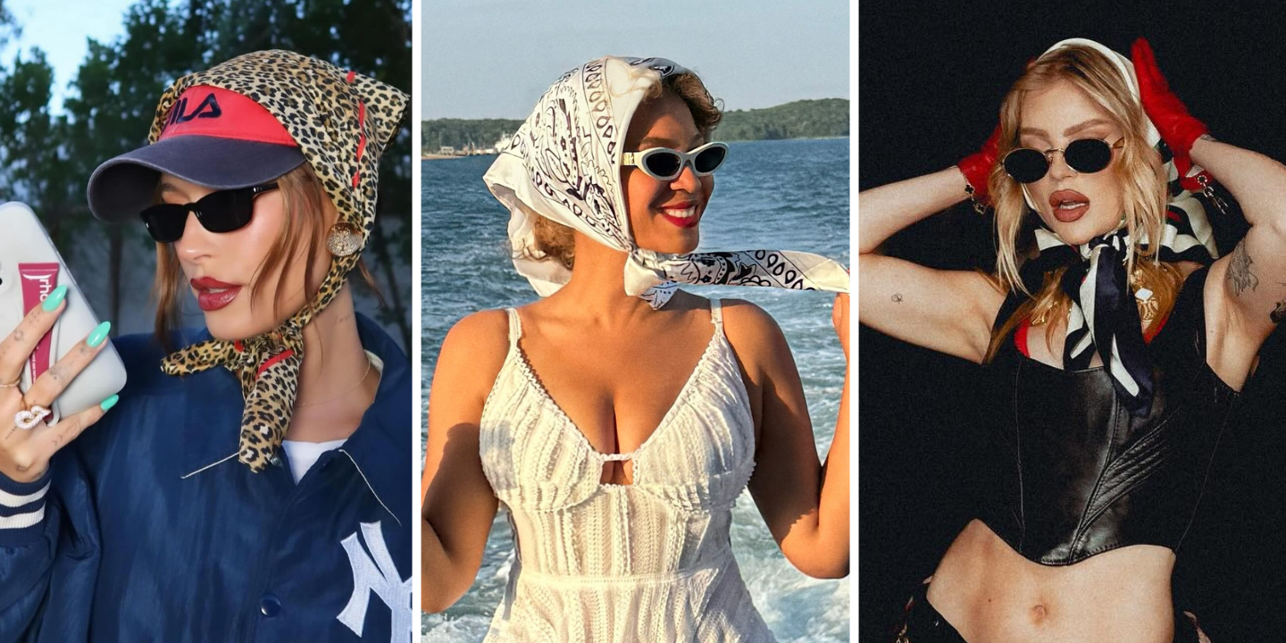 Os lenços estão a dominar os looks de verão. 12 opções (desde 4,99€) para entrar na onda
