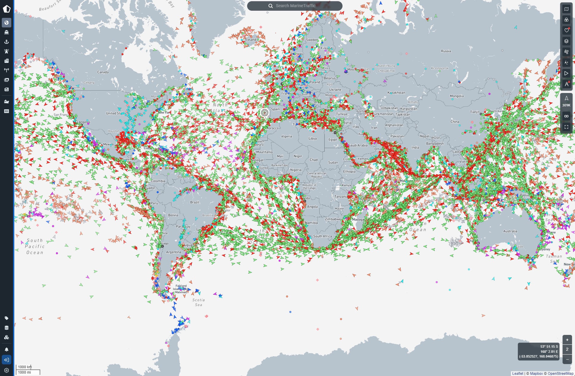 Há mais marés que marinheiros? MarineTraffic mostra por onde anda cada navio em tempo real