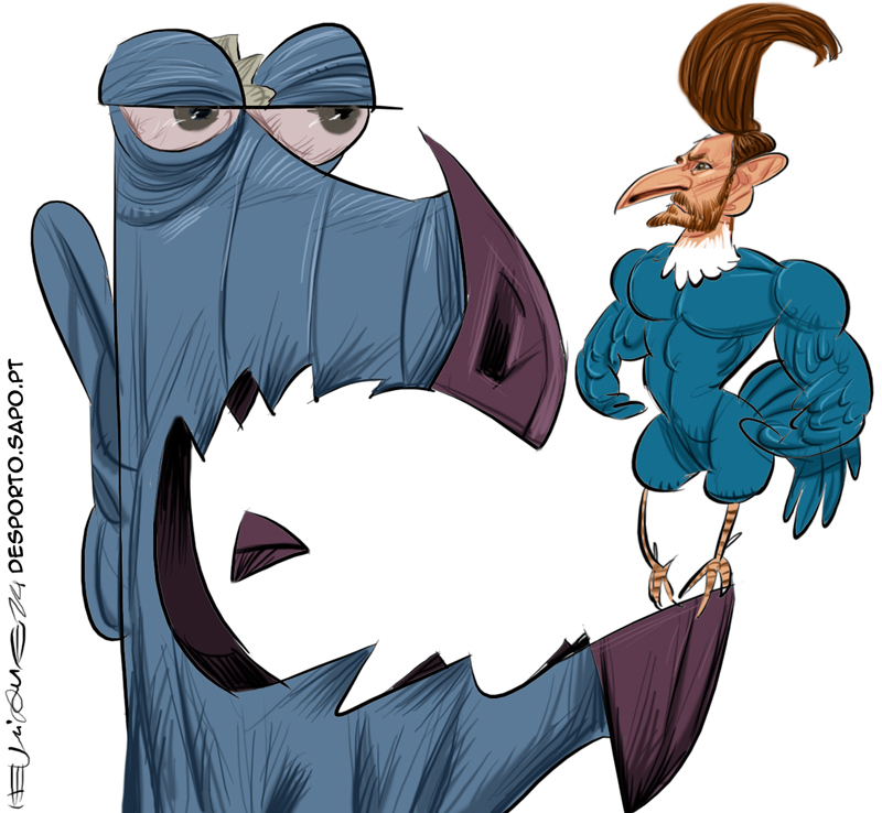 Galo na boca do dragão