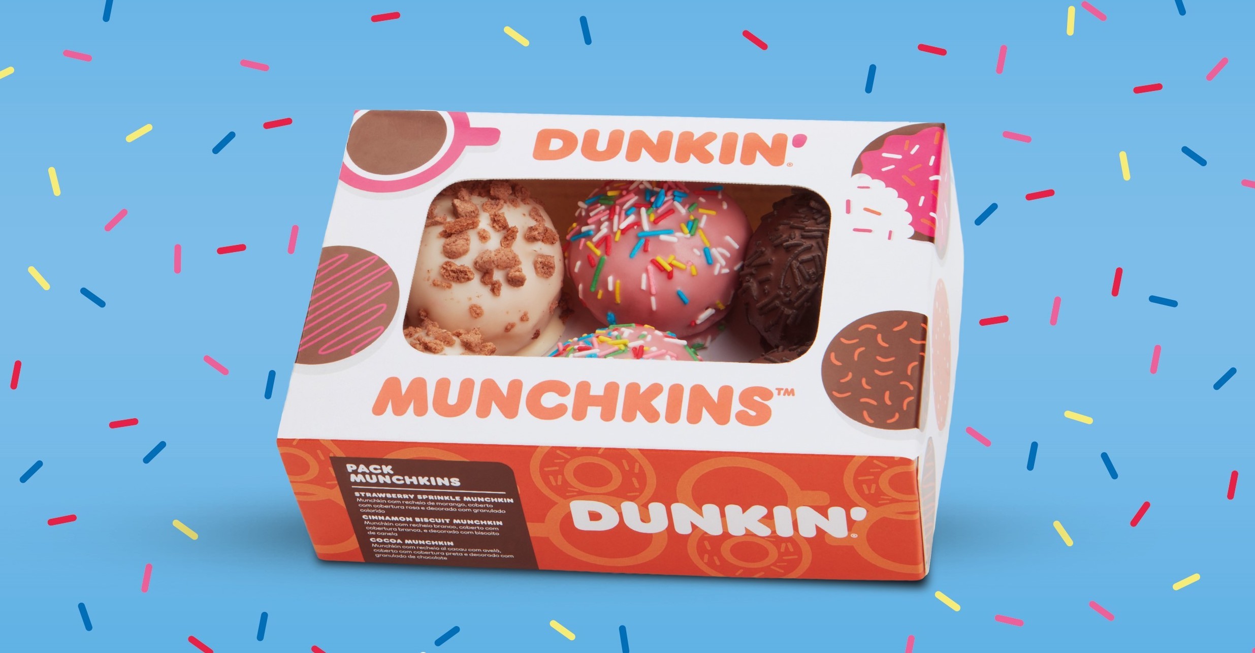 Alerta, gulosos. Os novos bolos da Dunkin’ (feitos da massa que sobra dos donuts) já chegaram ao Continente