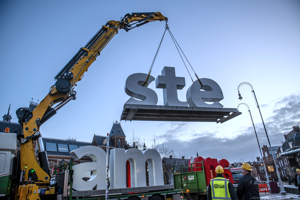 As famosas letras “I amsterdam” foram retiradas da capital holandesa